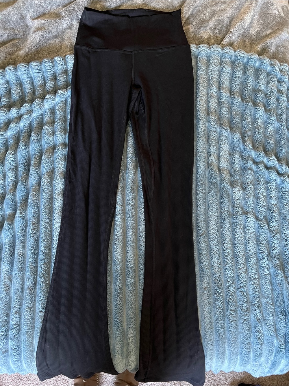 Lululemon Groove Pant High-Waist Ribbed Flare Leggings